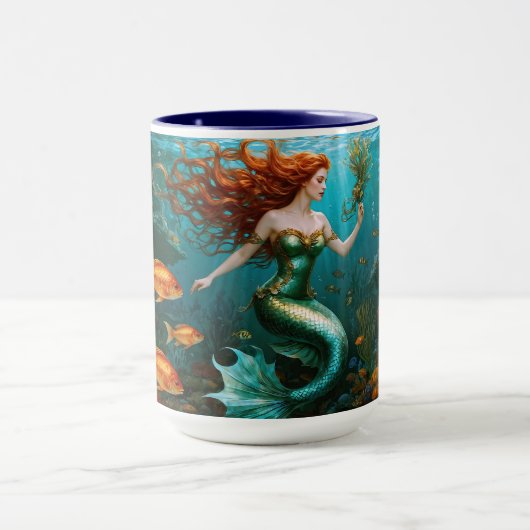 "Marielle" - Schöne TanzMeerjungfrau Tasse (Zentrum)