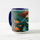 "Marielle" - Schöne TanzMeerjungfrau Tasse (Vorderseite Links)