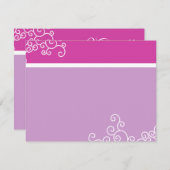 Marielle Shimmer Bat Mitzvah Vielen Dank Mitteilungskarte (Vorne/Hinten)