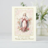 Marienbeerenkarte RSVP Karte (Stehend Vorderseite)