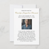 Marienbeerenkarte RSVP Karte (Rückseite)