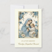 Marienbeerenkarte RSVP Karte (Vorderseite)