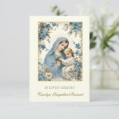 Marienbeerenkarte RSVP Karte (Stehend Vorderseite)