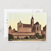 Marienburg, östlich, Preußen, Deutschland (d.h. Ma Postkarte (Vorne/Hinten)