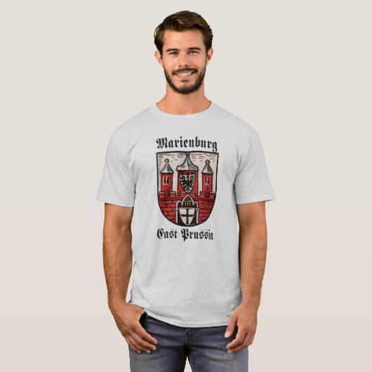 Marienburg Ostpreußen T-Shirt (Vorne ganz)