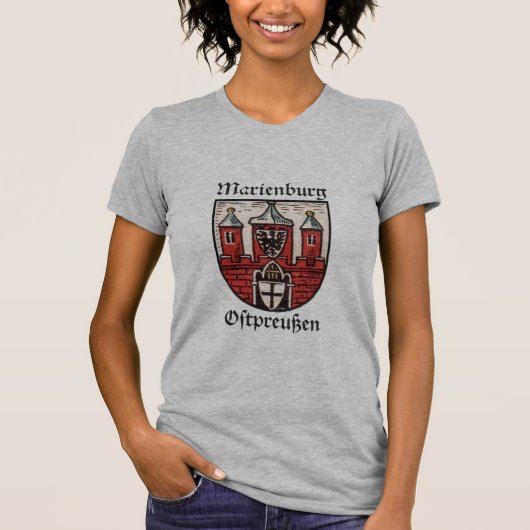 Marienburg Ostpreussen T-Shirt (Vorderseite)
