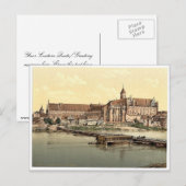 Marienburg, Westseite, Preußen, Deutschland (d.h.  Postkarte (Vorne/Hinten)