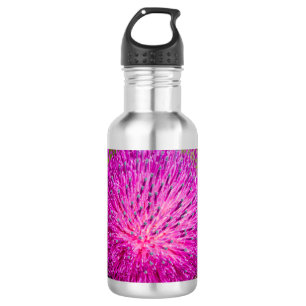 Mariendistel Nahaufnahme Edelstahlflasche