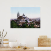 Mariendom Erfurt Poster (Küche)