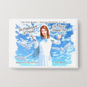 Marienerscheinung in den Himmel Button (Vorderseite)