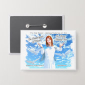 Marienerscheinung in den Himmel Button (Vorderseite/Rückseite)