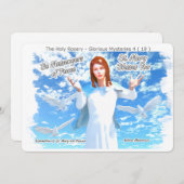 Marienerscheinung in den Himmel Einladung (Vorne/Hinten)