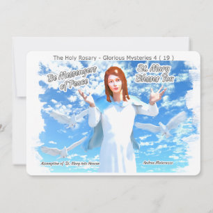 Marienerscheinung in den Himmel Einladung