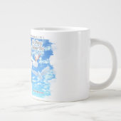 Marienerscheinung in den Himmel Jumbo-Tasse (Rechts)