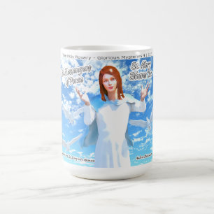 Marienerscheinung in den Himmel Kaffeetasse