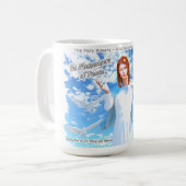 Marienerscheinung in den Himmel Kaffeetasse (Vorderseite Links)