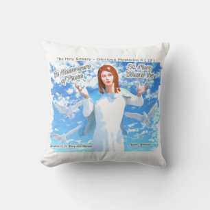 Marienerscheinung in den Himmel Kissen