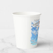 Marienerscheinung in den Himmel Pappbecher (Rechts)