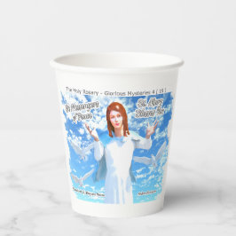 Marienerscheinung in den Himmel Pappbecher