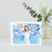 Marienerscheinung in den Himmel Postkarte (Stehend Vorderseite)