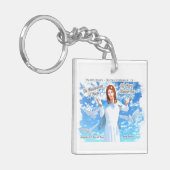 Marienerscheinung in den Himmel Schlüsselanhänger (Vorderseite links)