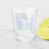 Marienerscheinung in den Himmel Schnapsglas (Rückseite)