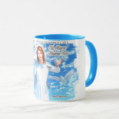 Marienerscheinung in den Himmel Tasse (VorderseiteRechts)