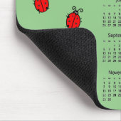 Marienkäfer 2026 Kalender Mauspad (Ecke)
