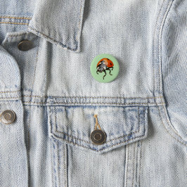 Marienkäfer-Abzeichen Button