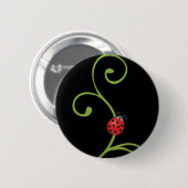 Marienkäfer am Rebstock Button (Vorne & Hinten)