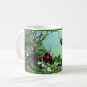 Marienkäfer an der Spiel-Tasse Kaffeetasse (Vorderseite Links)