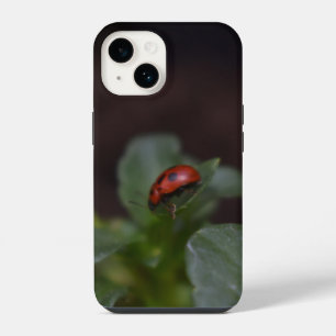 Marienkäfer auf Blumen iPhone 14 Hülle