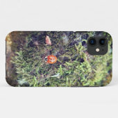 Marienkäfer auf Moos Fotografie Case-Mate iPhone Hülle (Rückseite (Horizontal))