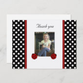 Marienkäfer: Bild: Danke Postkarte (Vorne/Hinten)