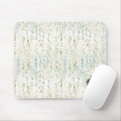Marienkäfer Blaue Creme Blumen Mousepad (Mit Mouse)