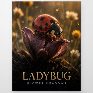 Marienkäfer Blumenwiesen Wildtier TIER Postkarte