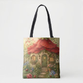 Marienkäfer-Blüten-Cottage Tasche (Vorderseite)