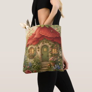 Marienkäfer-Blüten-Cottage Tasche