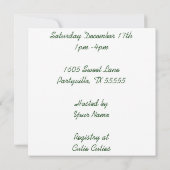 Marienkäfer-Buggy-Einladung Einladung (Rückseite)