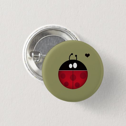 Marienkäfer Button (Vorne & Hinten)