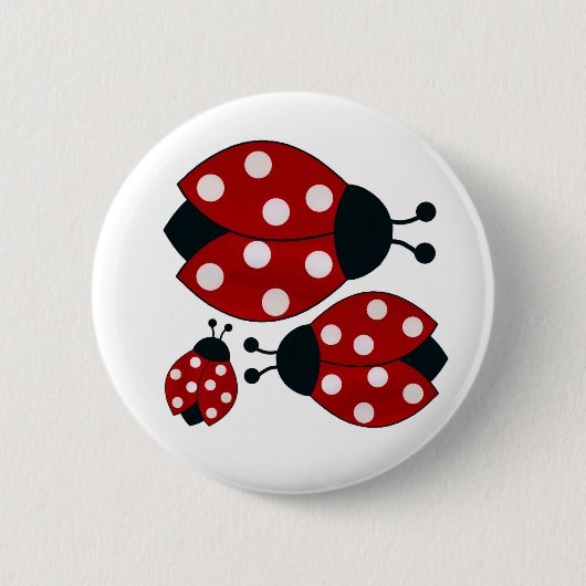 Marienkäfer Button (Vorderseite)