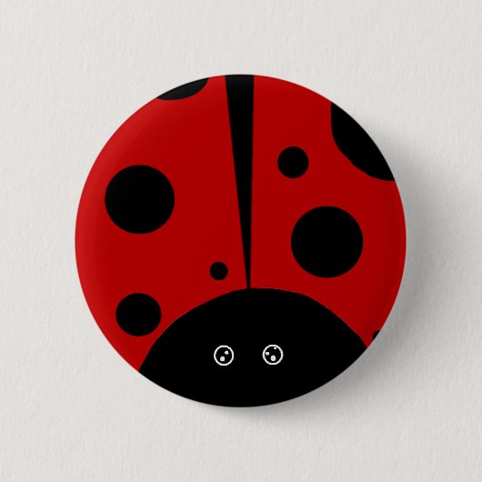 Marienkäfer Button (Vorderseite)