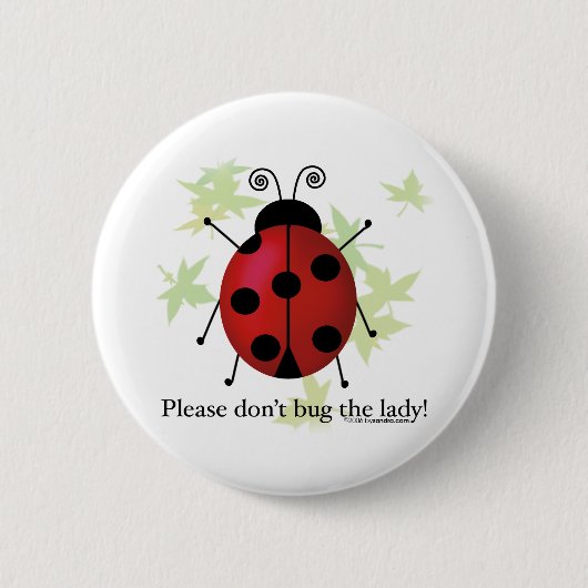 Marienkäfer Button (Vorderseite)