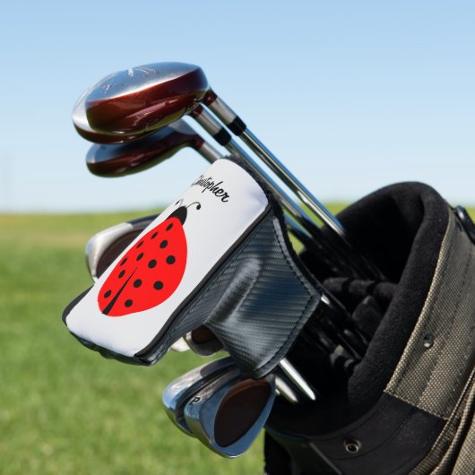 Marienkäfer-Design Golf Headcover (In Situ)