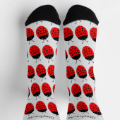 Marienkäfer-Design Socken (Oben)