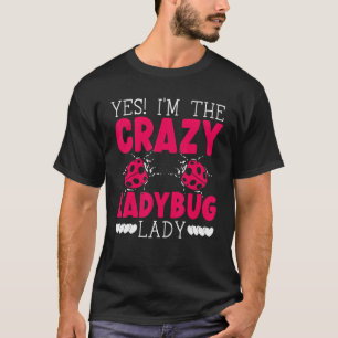 Marienkäfer Entomologie Insektenfang Insektenjäger T-Shirt
