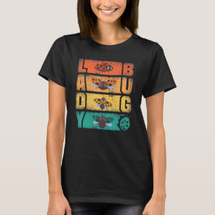 Marienkäfer Entomologie Marienkäfer Silhouetten T-Shirt