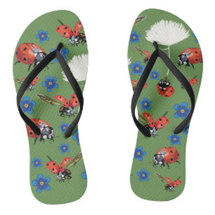 Marienkäfer Flip Flops Badesandalen