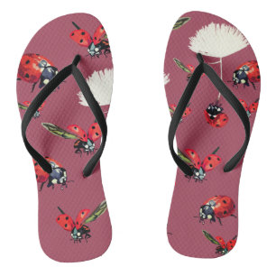 Marienkäfer Flip Flops Badesandalen