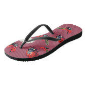 Marienkäfer Flip Flops Badesandalen (Schrägansicht)
